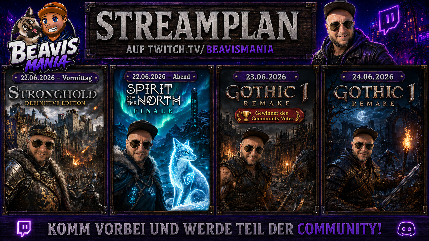 📅 Streamplan ab 22.06
